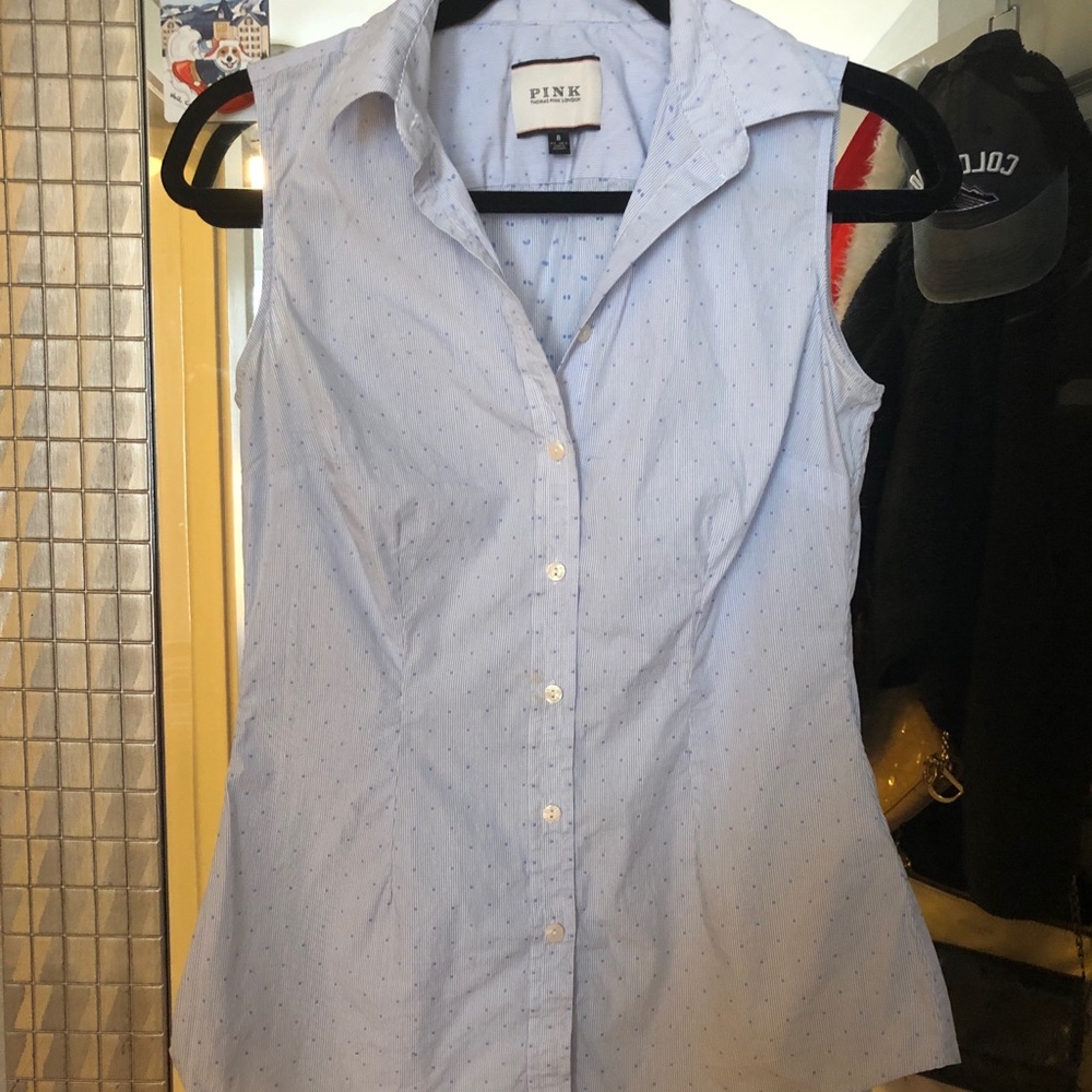 Thomas Pink light blue top
